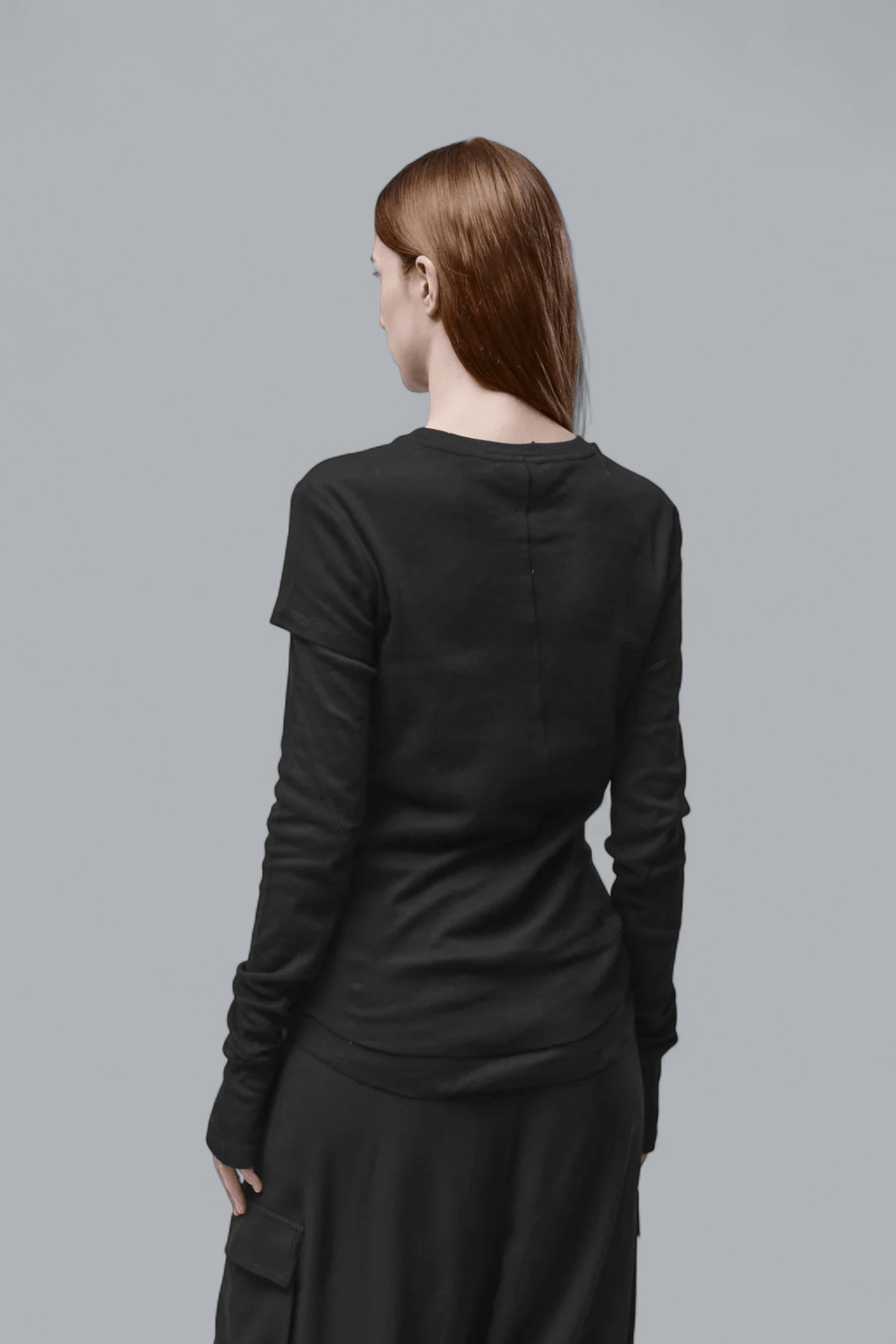 W TS 646 DOUBLE LAYER LONG SLEEVE T-SHIRT