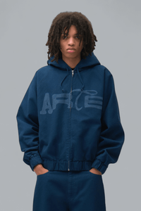 STENCIL CANVAS HOODED JACKET