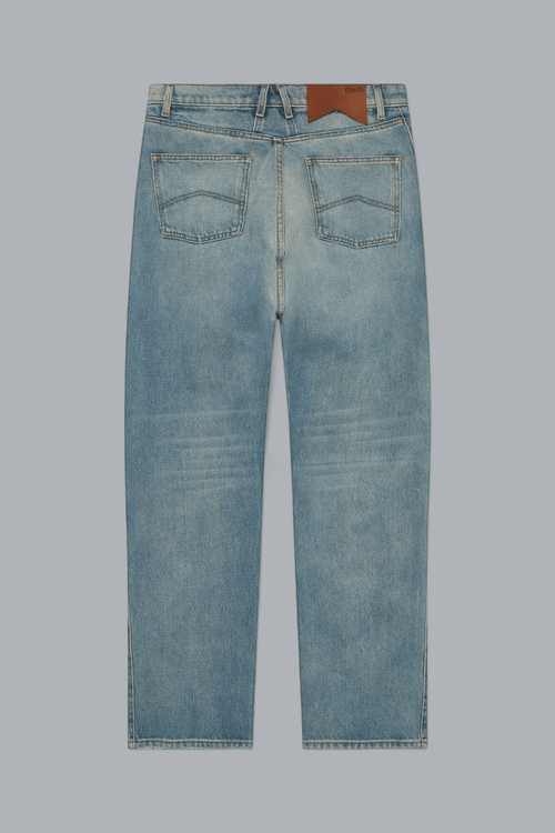 90'S TRAXEDO DENIM STRAIGHT JEANS
