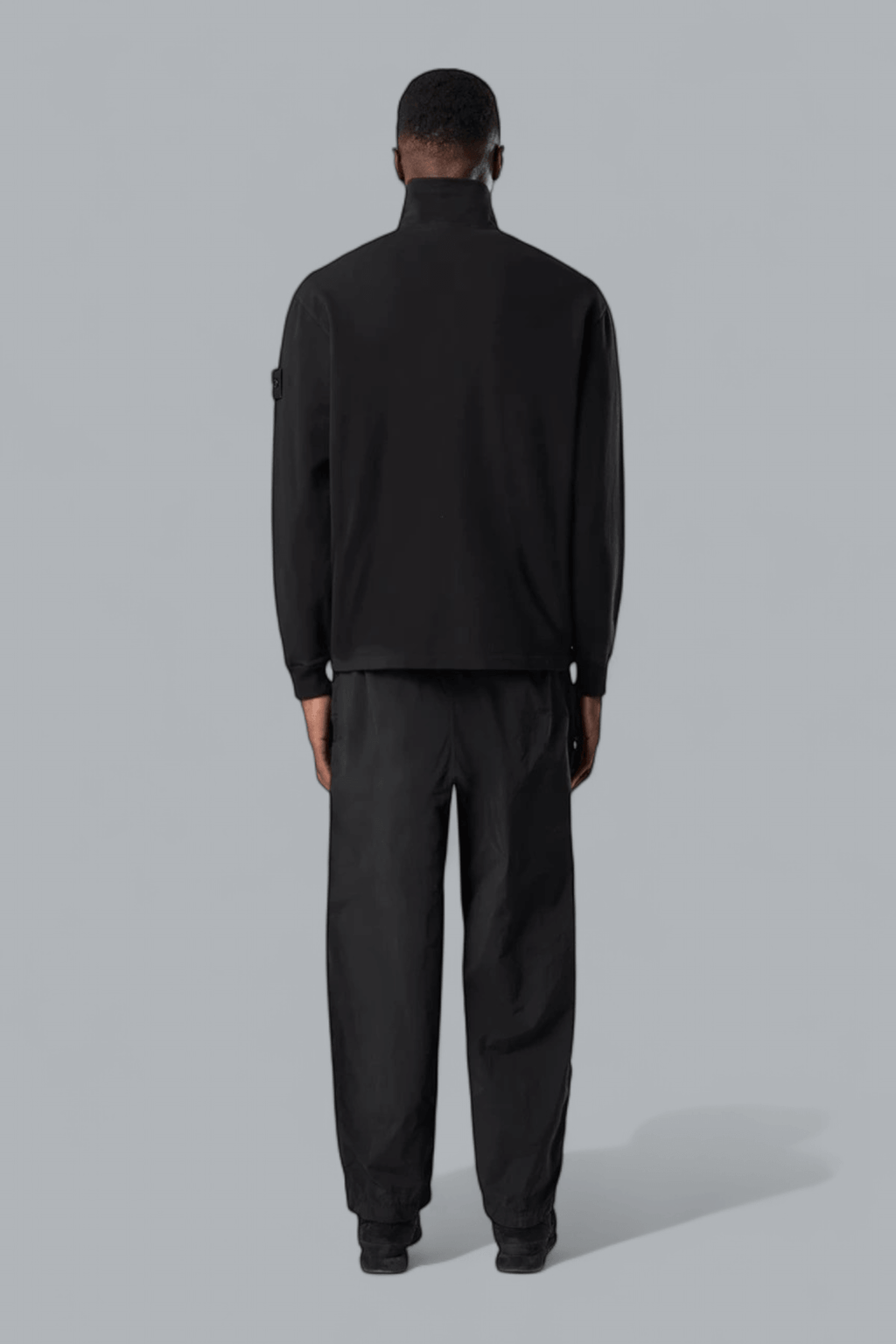 ORGANIC COTTON STRETCH FLEECE GHOST ZIP THROUGH JUMPER