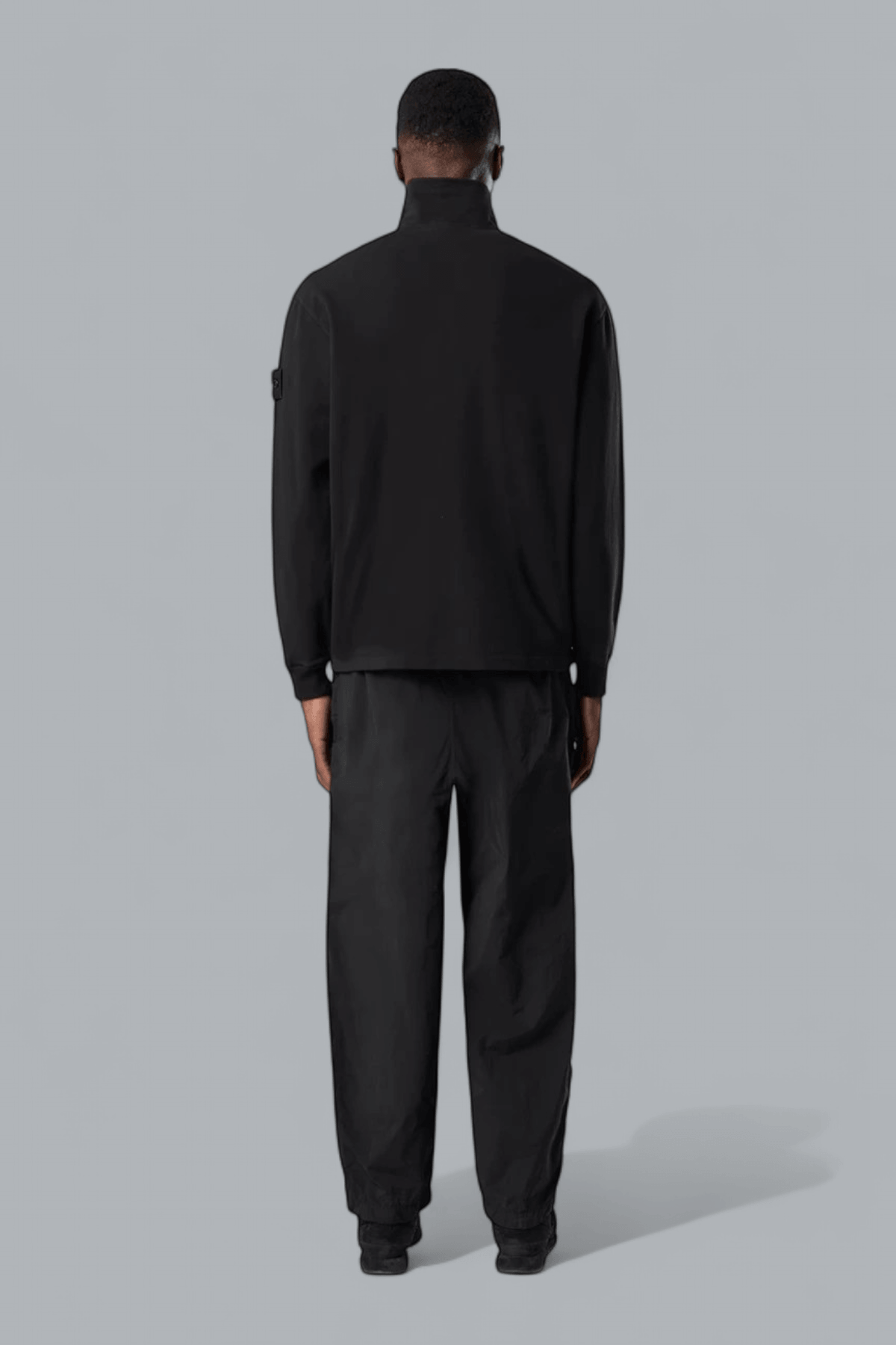 ORGANIC COTTON STRETCH FLEECE GHOST ZIP THROUGH JUMPER
