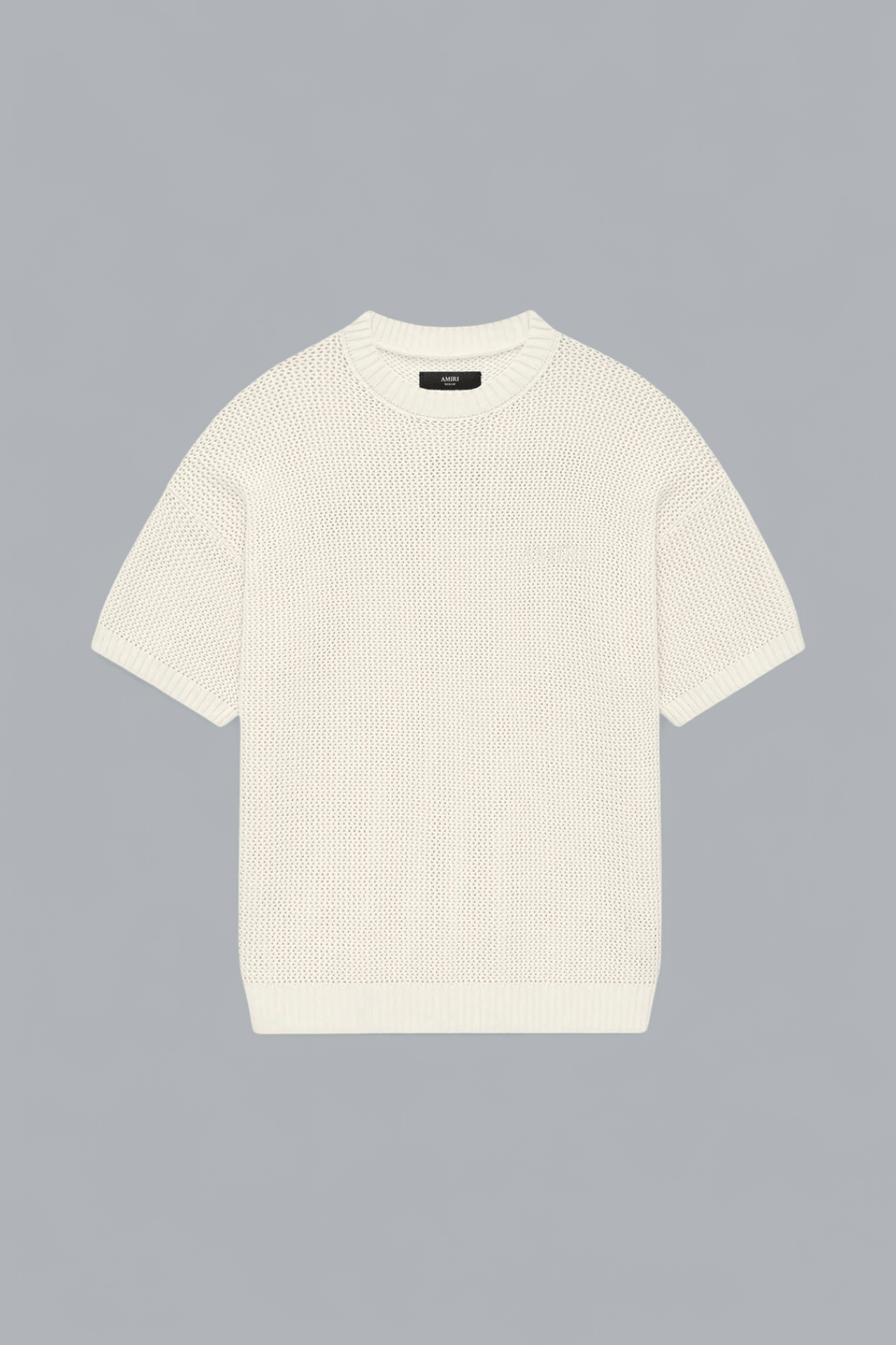 AMIRI LOGO CROCHET T-SHIRT
