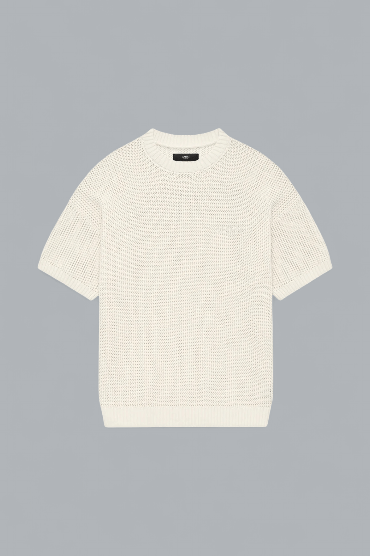 AMIRI LOGO CROCHET T-SHIRT