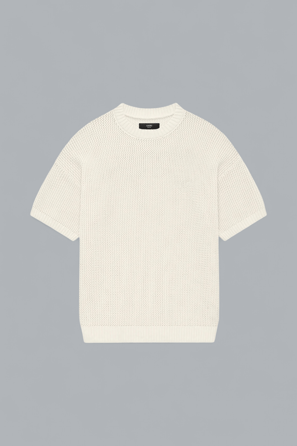 AMIRI LOGO CROCHET T-SHIRT