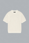 AMIRI LOGO CROCHET T-SHIRT