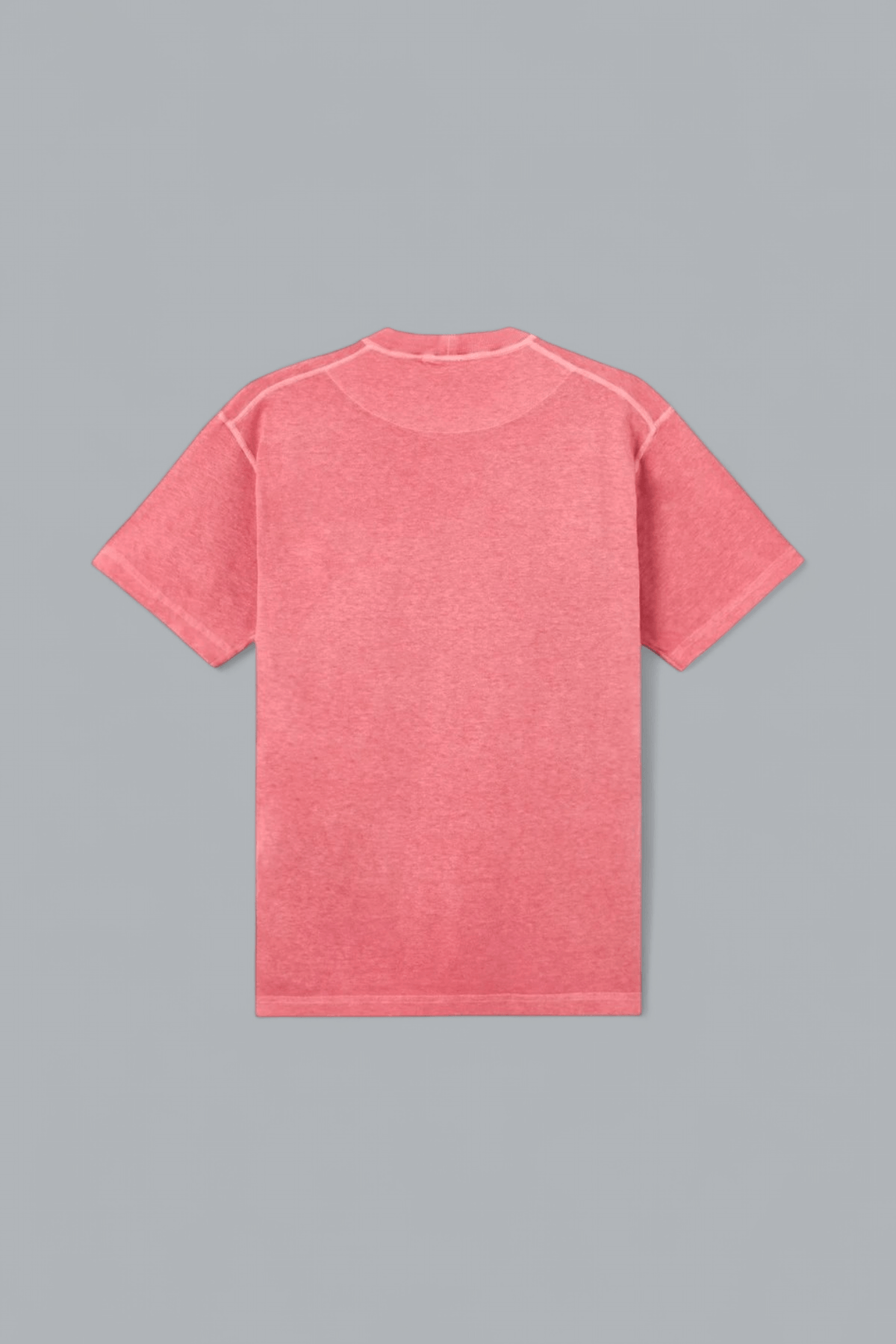 ORGANIC COTTON JERSEY 'FISSATO' EFFECT T-SHIRT