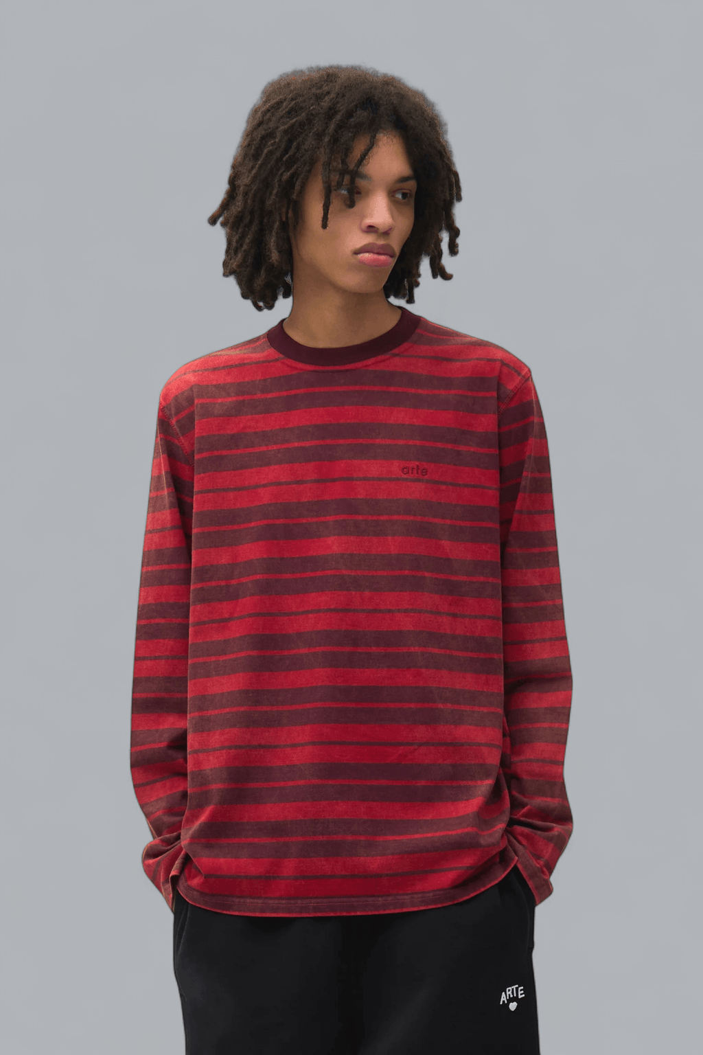 SUNFADE STRIPED LONG SLEEVE T-SHIRT