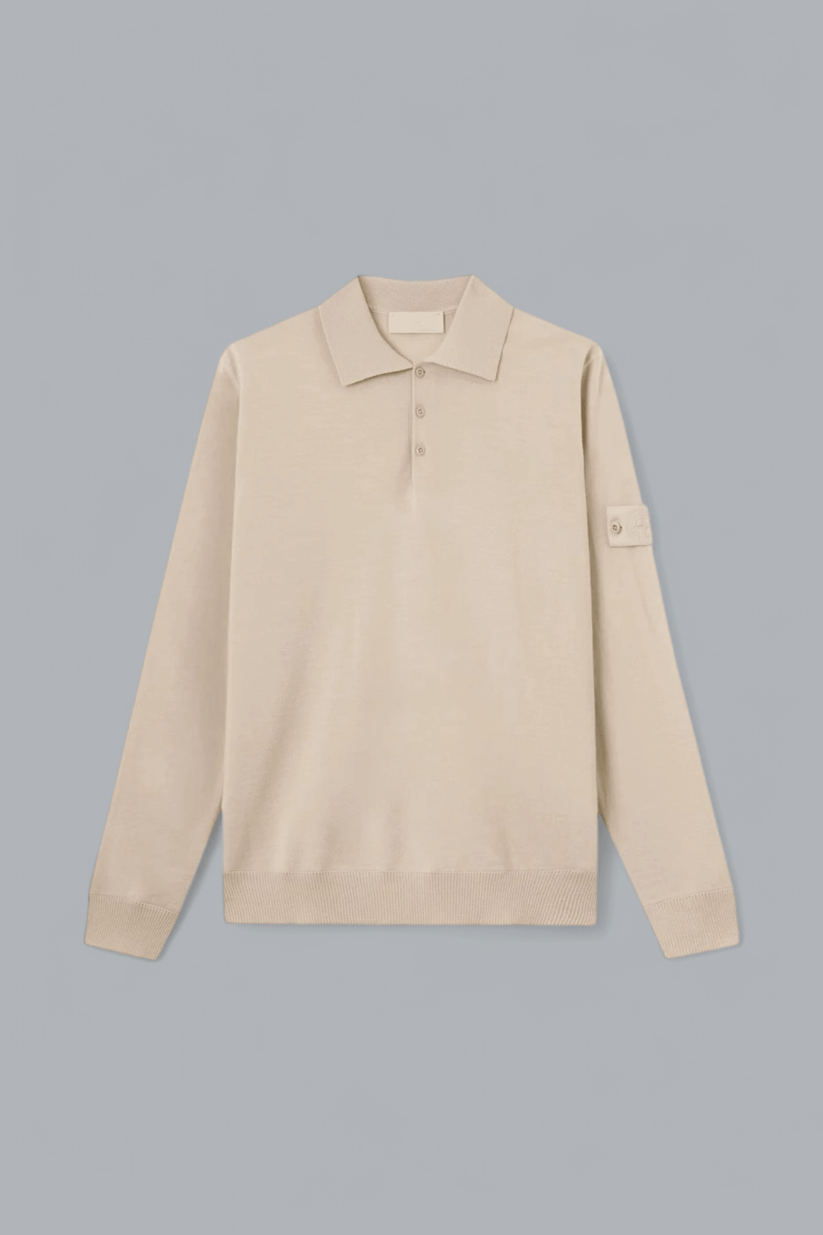 LIGHT PURE RWS WOOL GHOST POLO SHIRT
