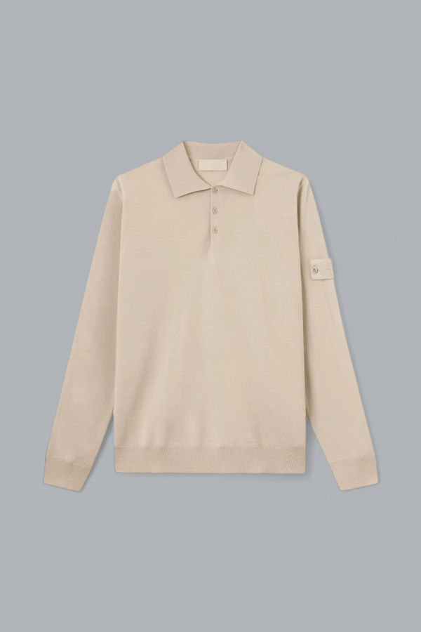 LIGHT PURE RWS WOOL GHOST POLO SHIRT