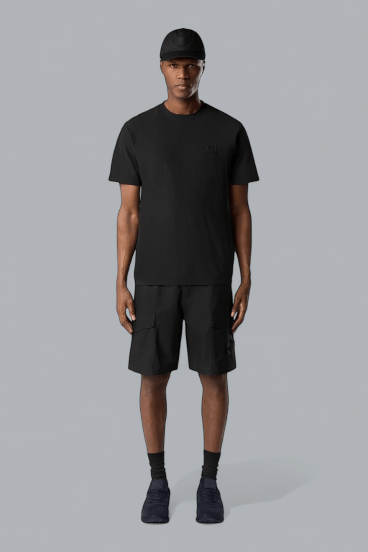 ORGANIC COTTON JERSEY CREPE GHOST T-SHIRT