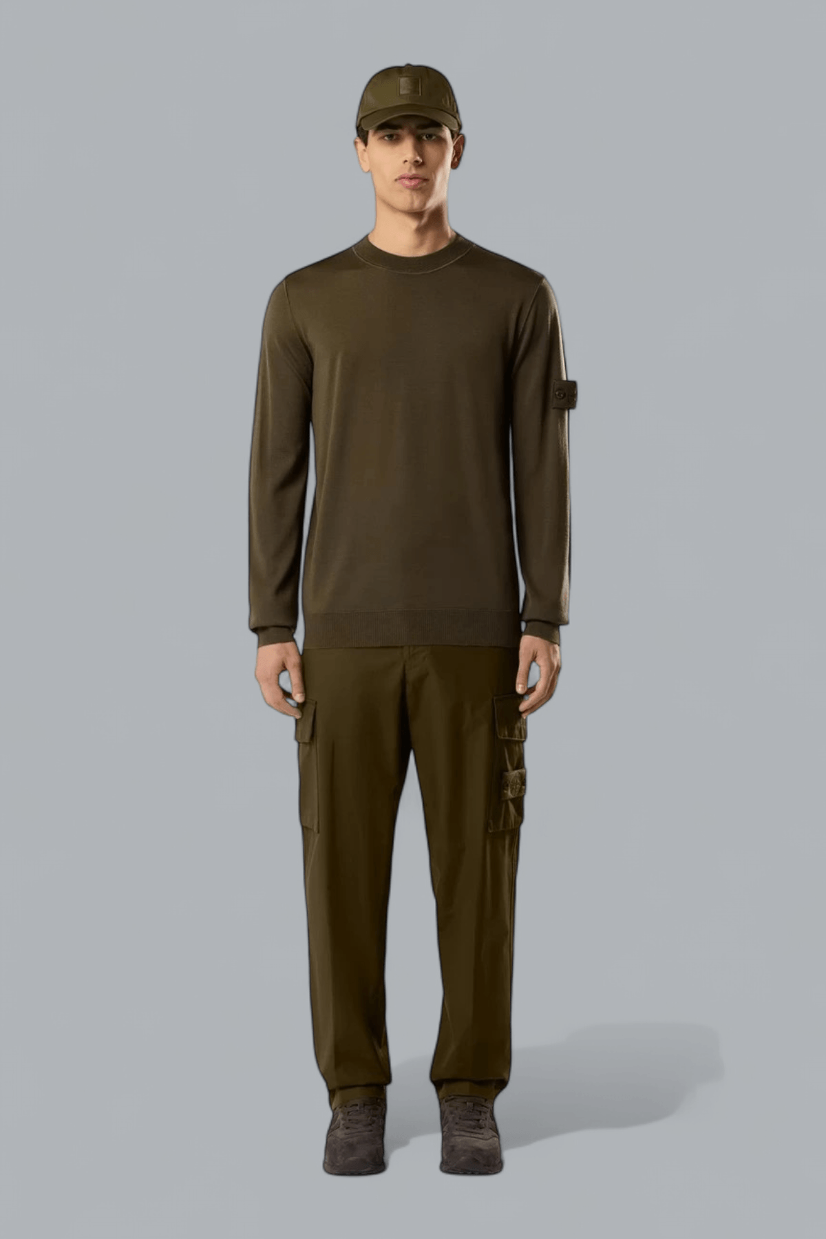 LIGHT PURE RWS WOOL GHOST CREWNECK