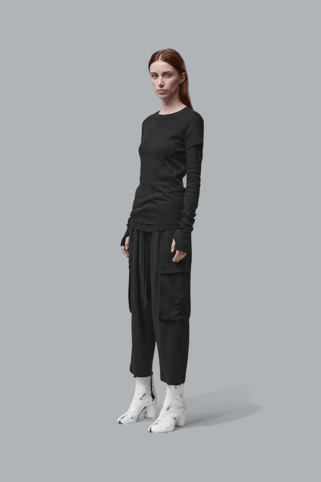 W TS 646 DOUBLE LAYER LONG SLEEVE T-SHIRT