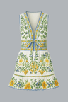 EMILY FLORAL TAPESTRY MINI DRESS