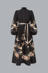 VALIANT BUTTON MIDI DRESS