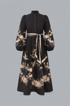 VALIANT BUTTON MIDI DRESS