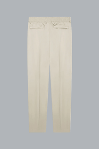 Wool Stretch Trousers Light Beige