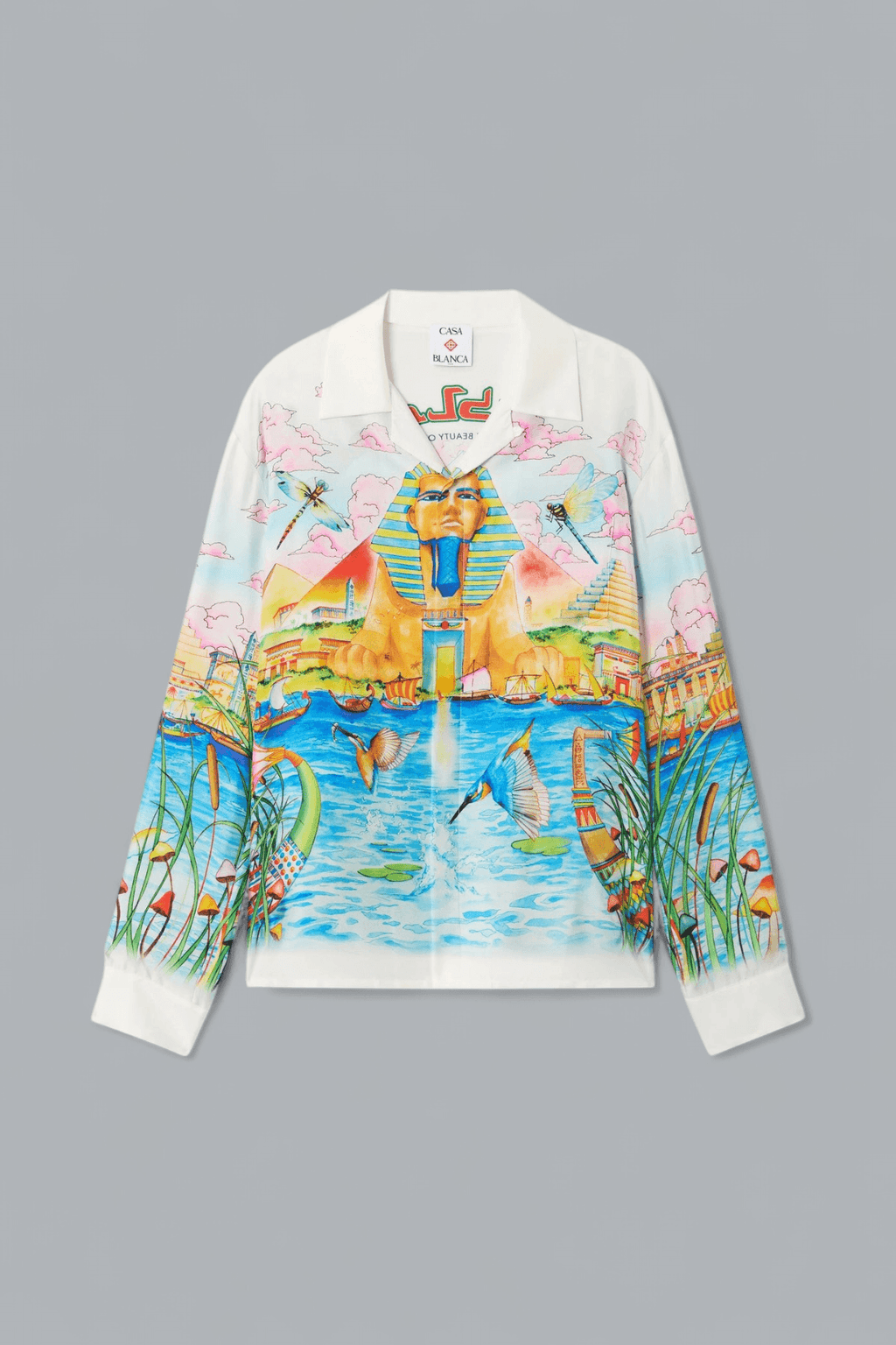 EGYPT AS IT WAS LINEN BLEND SHIRT