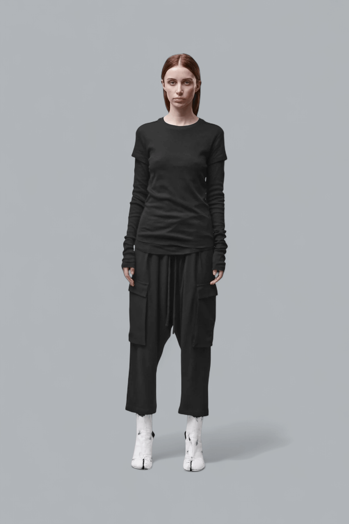 W TS 646 DOUBLE LAYER LONG SLEEVE T-SHIRT