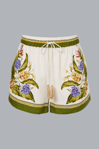 TROPICAL SCARF SAND SHORTS