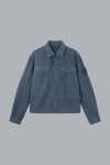 S.I. GHOST BONDED LINEN-TC JACKET SLATE BLU