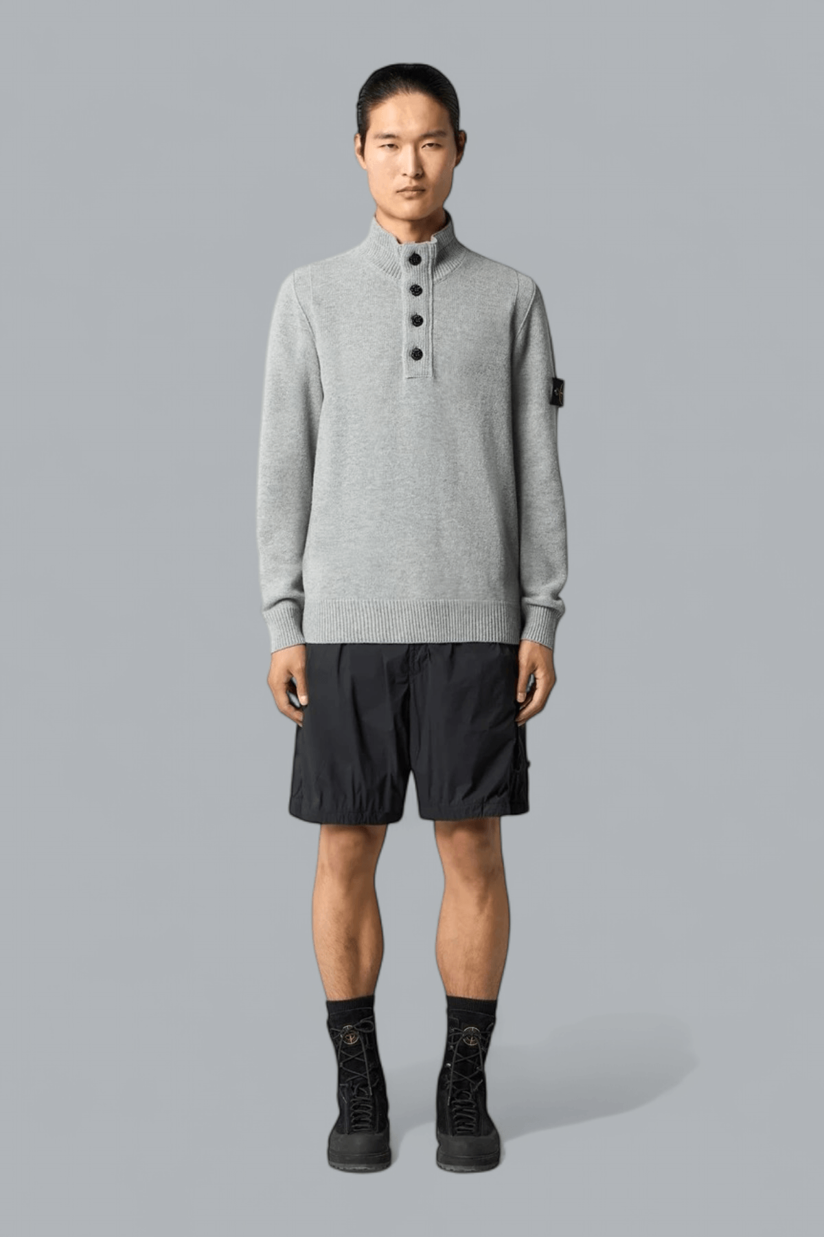 LAMBSWOOL HALF-ZIP JUMPER