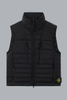 SEAMLESS TUNNEL NYLON DOWN-TC VEST BLACK