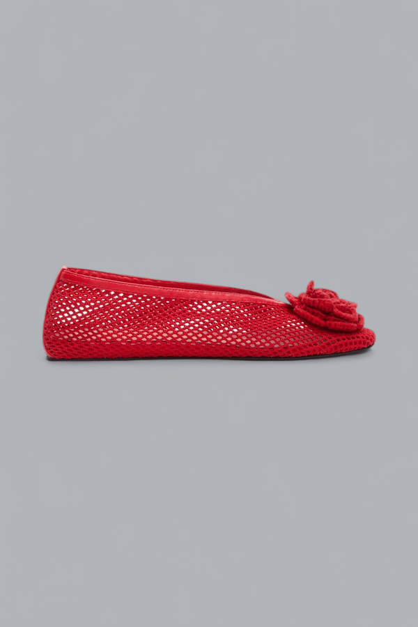 MESH FLOWER JENNY BALLERINAS