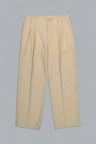 WOOL PLEATED PANTS