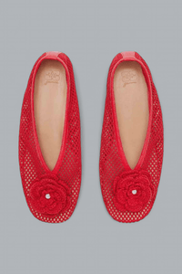 MESH FLOWER JENNY BALLERINAS