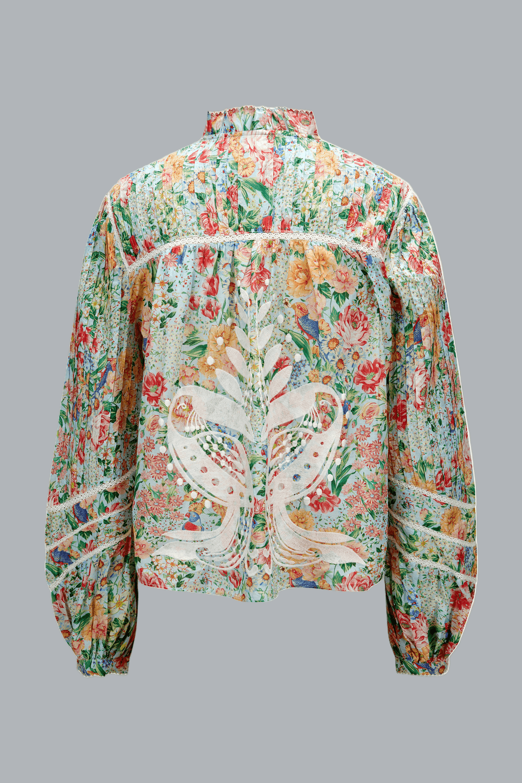 RENDEIRA MULTI COLOR CUTWORK BLOUSE