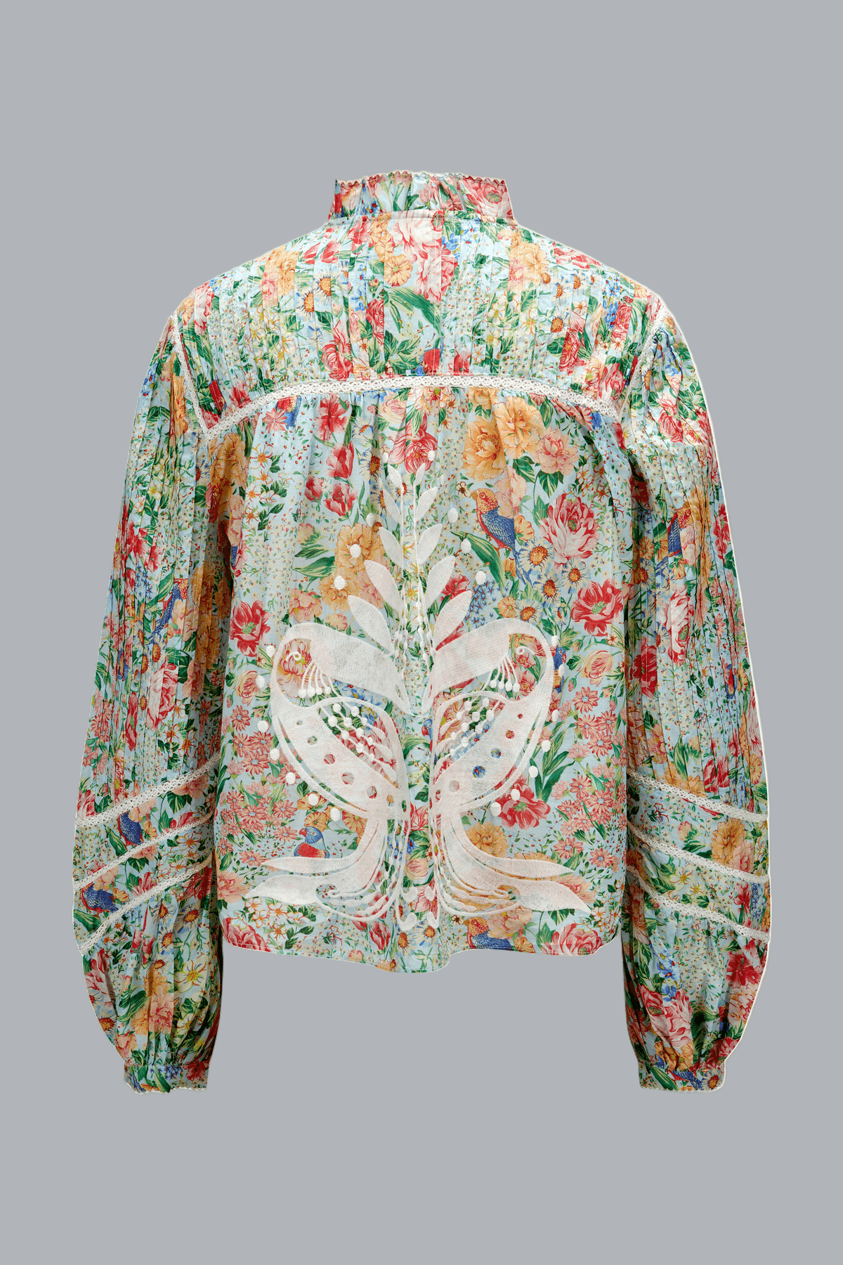 RENDEIRA MULTI COLOR CUTWORK BLOUSE