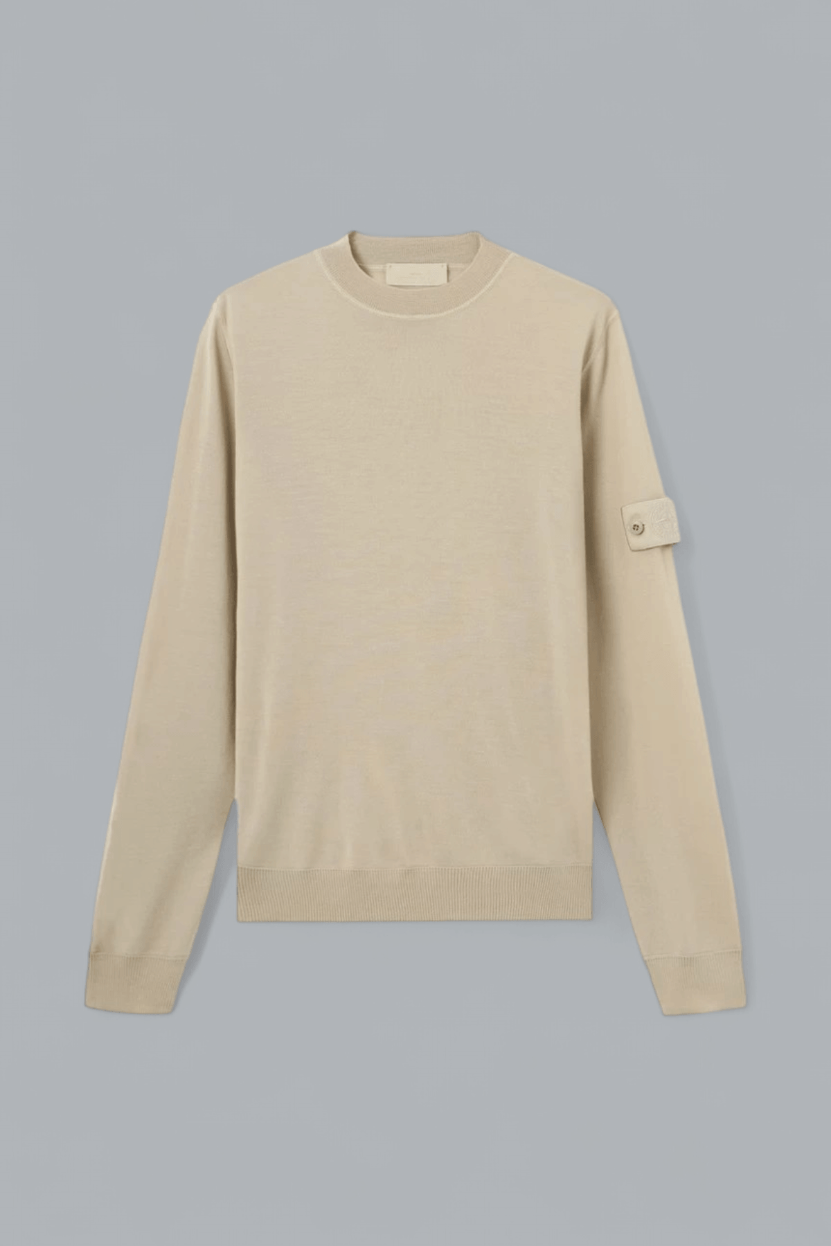 LIGHT PURE RWS WOOL GHOST CREWNECK