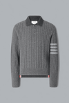 2-IN-1 BABY CABLE MERINO WOOL 4 BAR POLO SHIRT