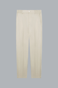 Wool Stretch Trousers Light Beige