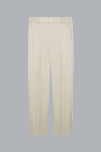 Wool Stretch Trousers Light Beige