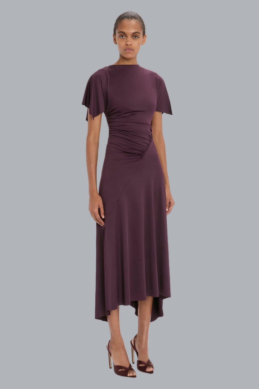 CAP SLEEVE MAXI DRESS