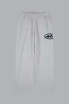 Circle Patch Logo Sweatpants Grey