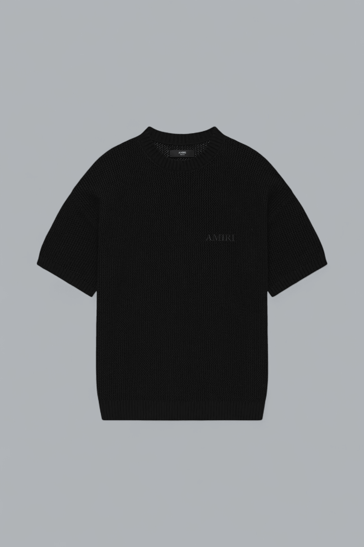 AMIRI LOGO CROCHET T-SHIRT