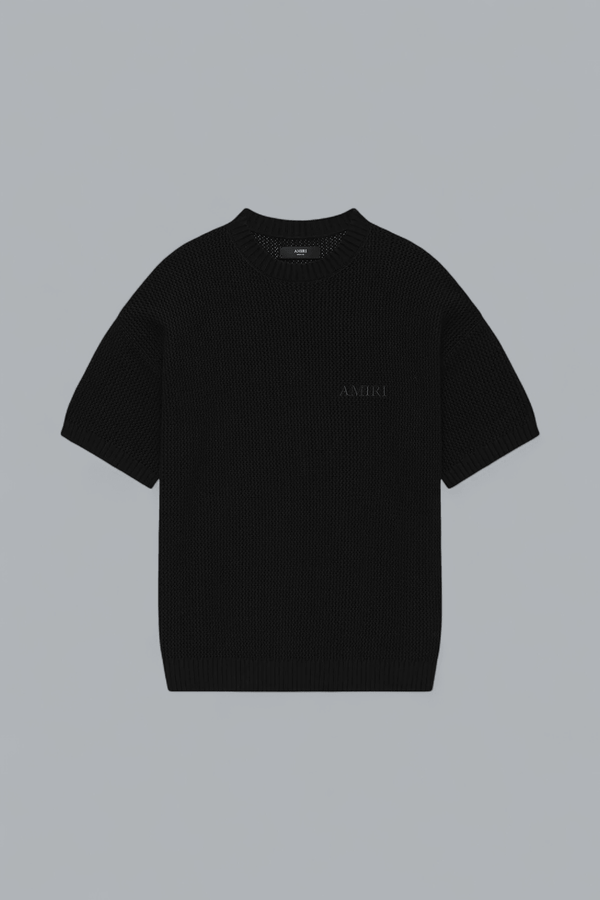 AMIRI LOGO CROCHET T-SHIRT