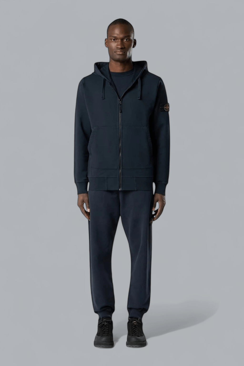 ORGANIC COTTON FLEECE ZIP THROUGH HOODIE