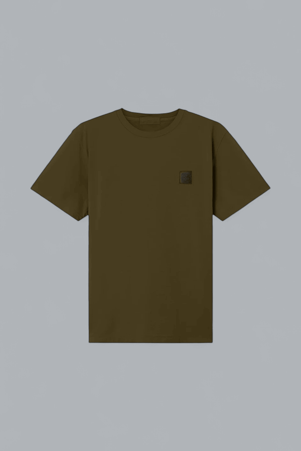 ORGANIC COTTON JERSEY CREPE GHOST T-SHIRT