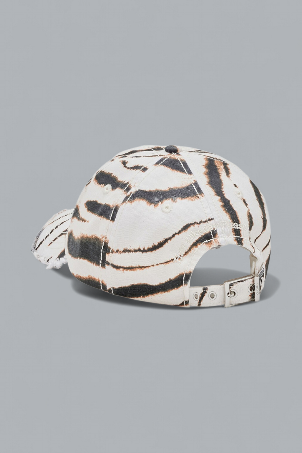 PRINTED WASHED COTTON CANVAS CAP
