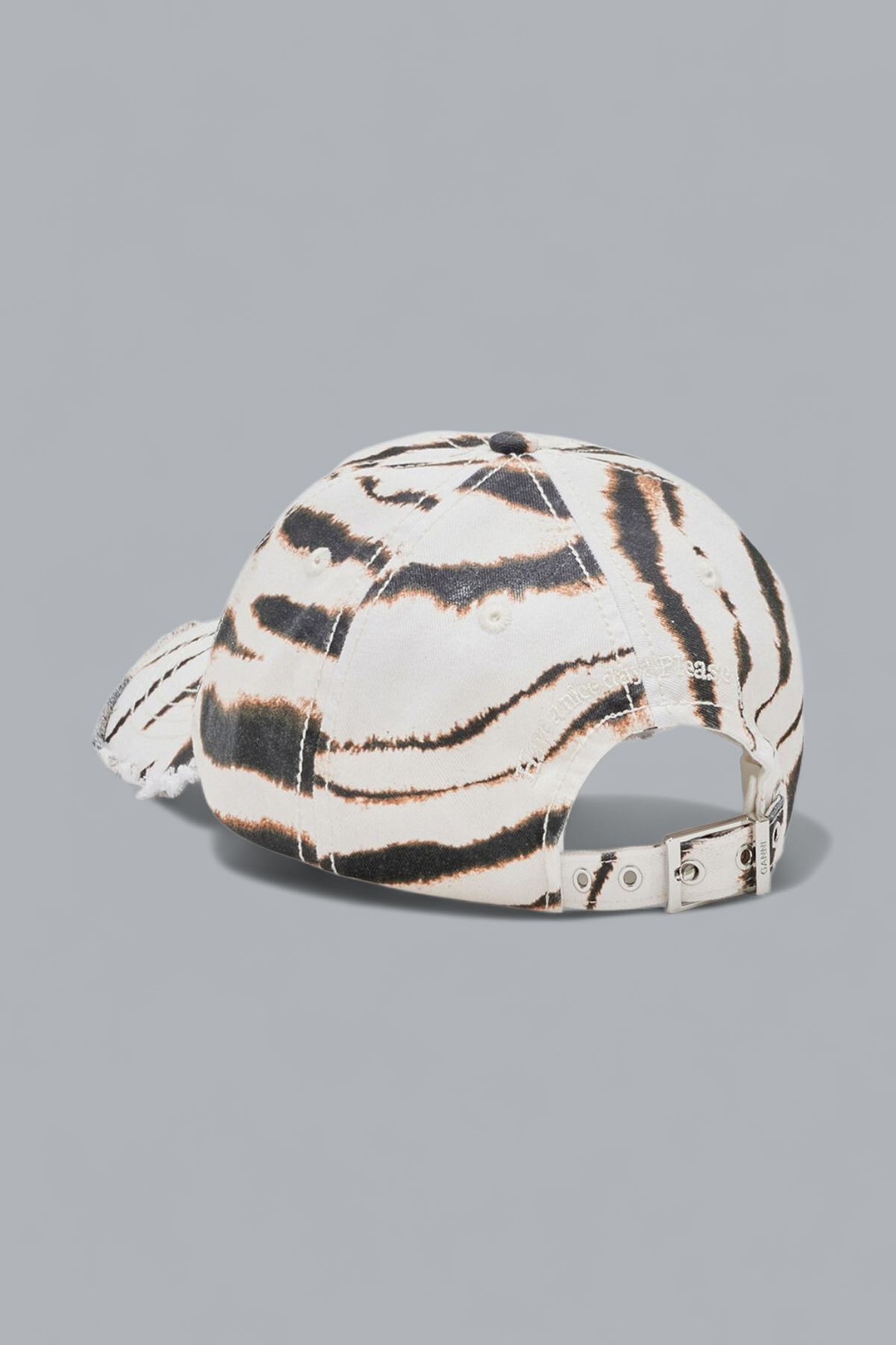 PRINTED WASHED COTTON CANVAS CAP