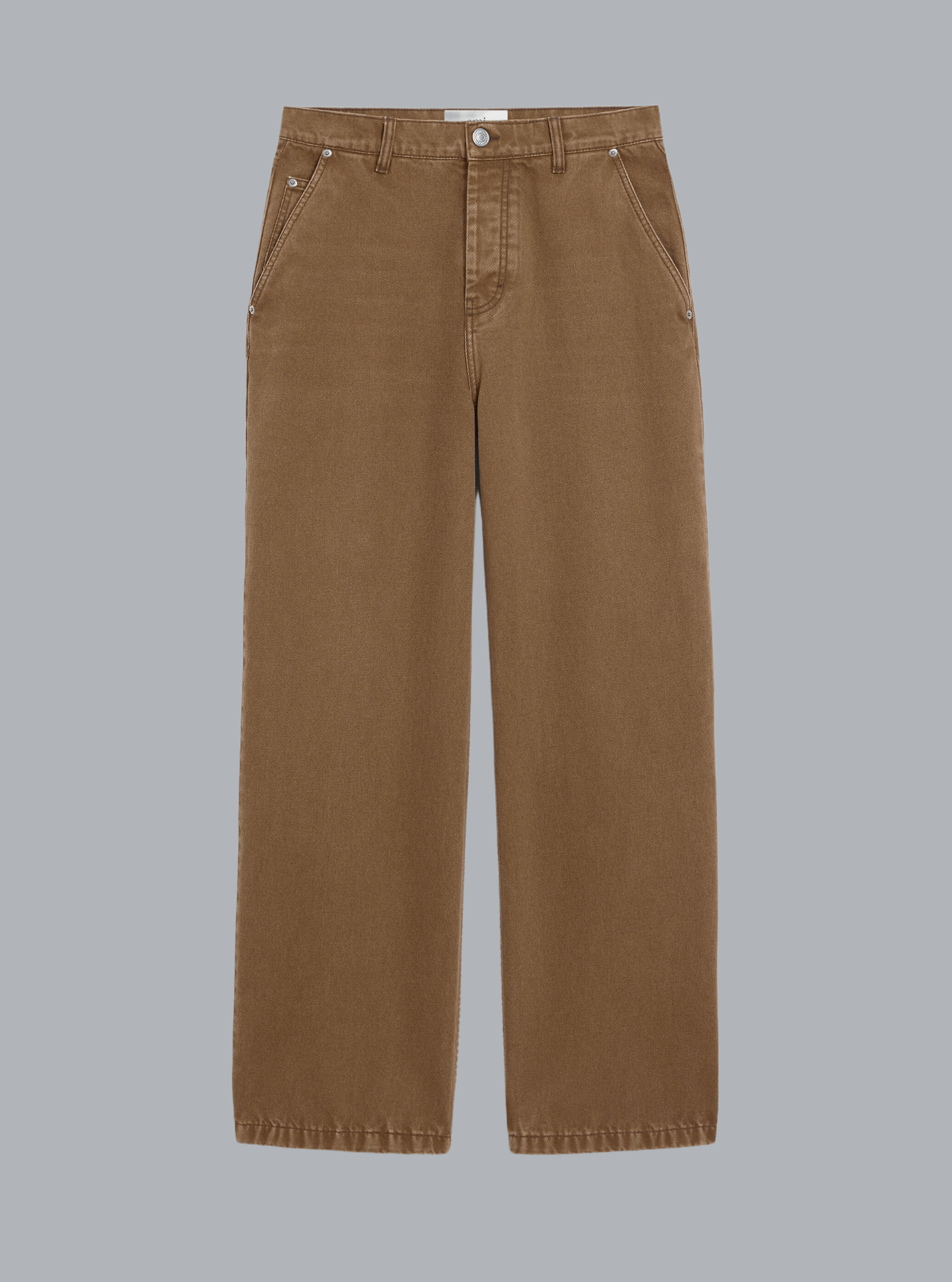 LARGE FIT JEANS LIGHT BROWN