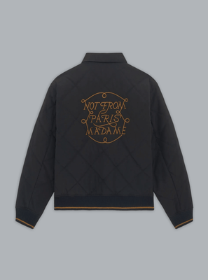 SLOGAN TRESSES LOGO BOMBER JACKET
