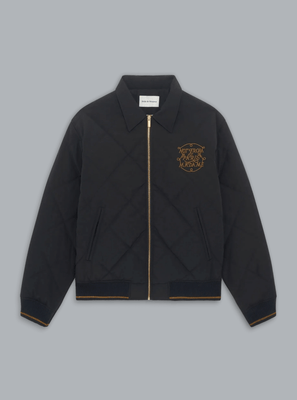 SLOGAN TRESSES LOGO BOMBER JACKET