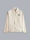 SLOGAN COACH JACKET LIGHT BEIGE