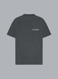 DOUBLE LOGO WASHED T-SHIRT BLACK
