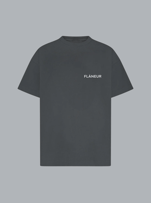 DOUBLE LOGO WASHED T-SHIRT BLACK