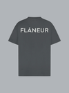 DOUBLE LOGO WASHED T-SHIRT BLACK